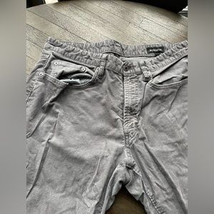 Men’s Bonobos Grey Corduroys 34x34